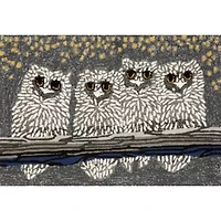 Liora Manne Frontporch Owls Indoor/Outdoor RunnerRug