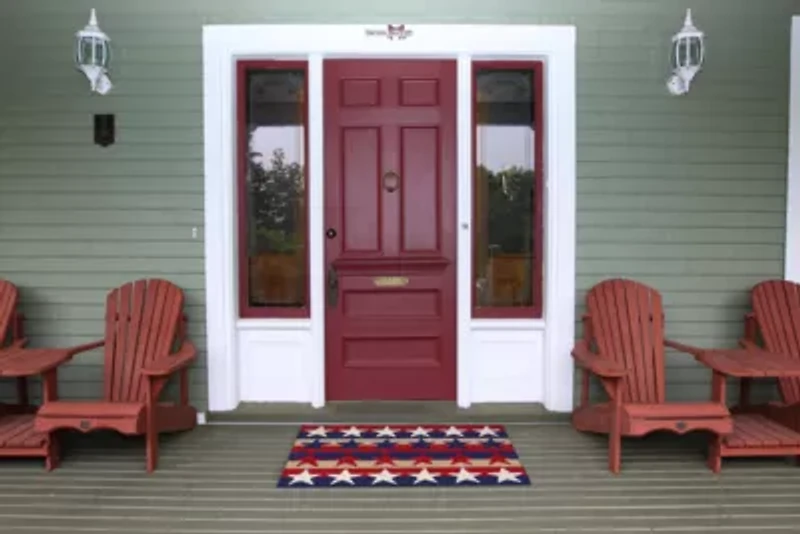 Liora Manne Frontporch Stars & Stripes Indoor/Outdoor Runner Rug
