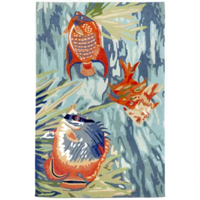 Liora Manne Ravella Tropical Fish Indoor/Outdoor Rug