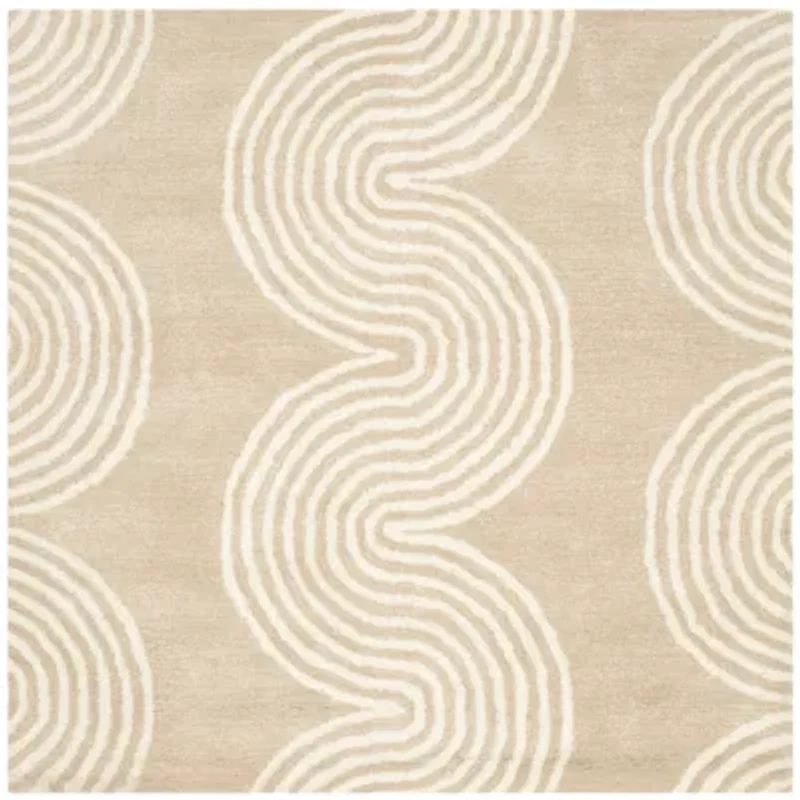 Safavieh Zachariah Geometric Hand Tufted Wool Rug