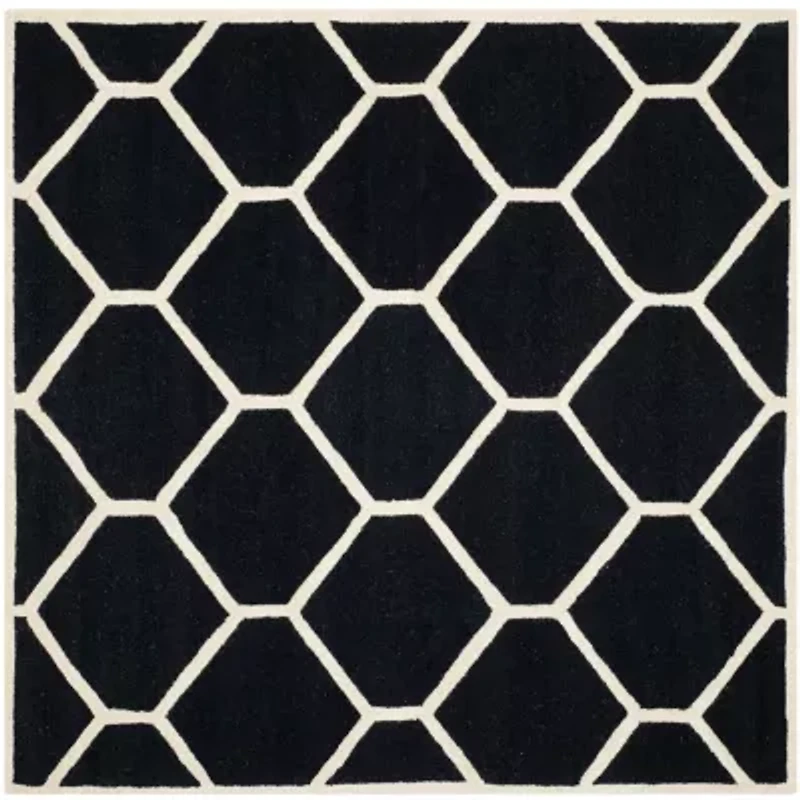 Safavieh Tryik Geometric Hand Tufted Wool Rug