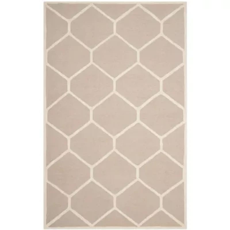 Safavieh Tryik Geometric Hand Tufted Wool Rug