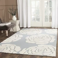 Safavieh Dacre Floral Wool Indoor Rectangular Accent Rug