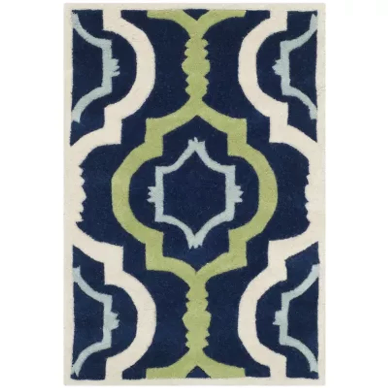 Safavieh Joetta Geometric Hand Tufted Wool Rug