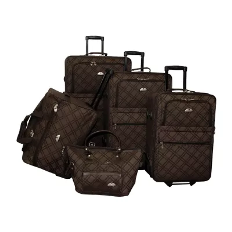 American Flyer Pemberly Buckles 5-pc. Softside Luggage Set