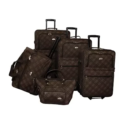 American Flyer Pemberly Buckles 5-pc. Softside Luggage Set