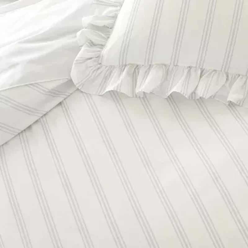 Ecopure Brooke Comfort Wash Stripes Midweight Comforter Set
