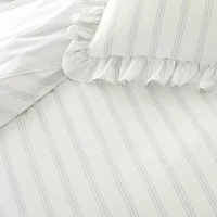 Ecopure Brooke Comfort Wash Stripes Midweight Comforter Set