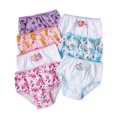 Little Girls My Pony 7 Pack Brief Panty Gup8513