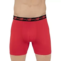 New Balance Mens 4 Pack Boxer Briefs Nb3017-4