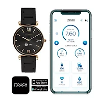 Itouch Connected Womens Black Smart Watch 13941g-51-A02