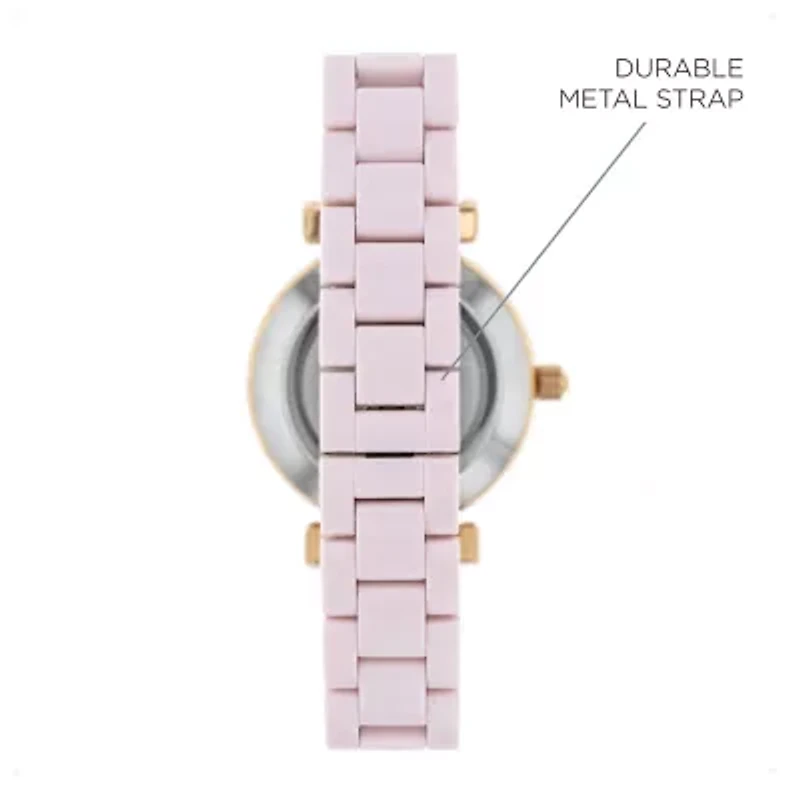 iTouch Connected for Women: Rose Gold Case with Blush Metal Strap Hybrid Smartwatch (38mm) 13941R-51-C12