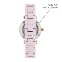 iTouch Connected for Women: Rose Gold Case with Blush Metal Strap Hybrid Smartwatch (38mm) 13941R-51-C12