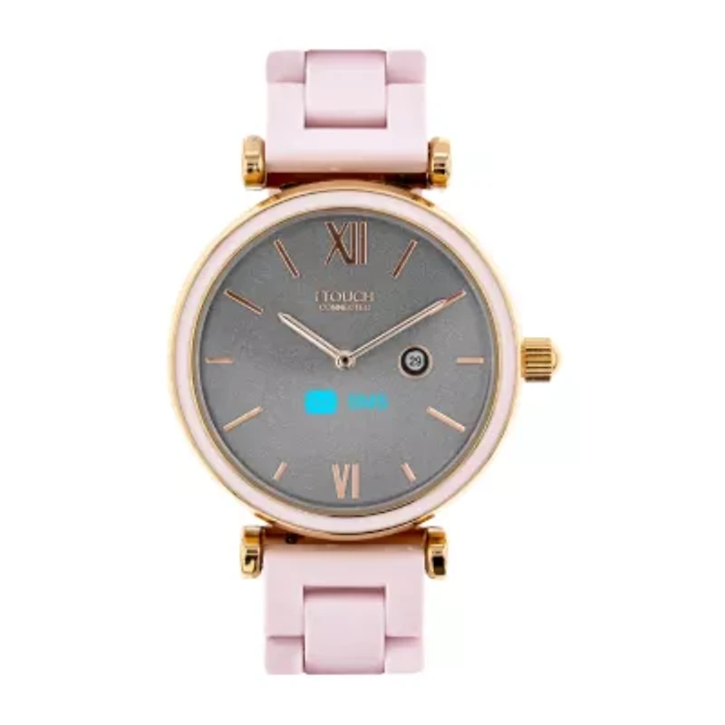 iTouch Connected for Women: Rose Gold Case with Blush Metal Strap Hybrid Smartwatch (38mm) 13941R-51-C12