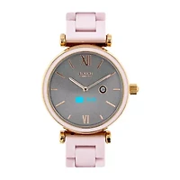 iTouch Connected for Women: Rose Gold Case with Blush Metal Strap Hybrid Smartwatch (38mm) 13941R-51-C12