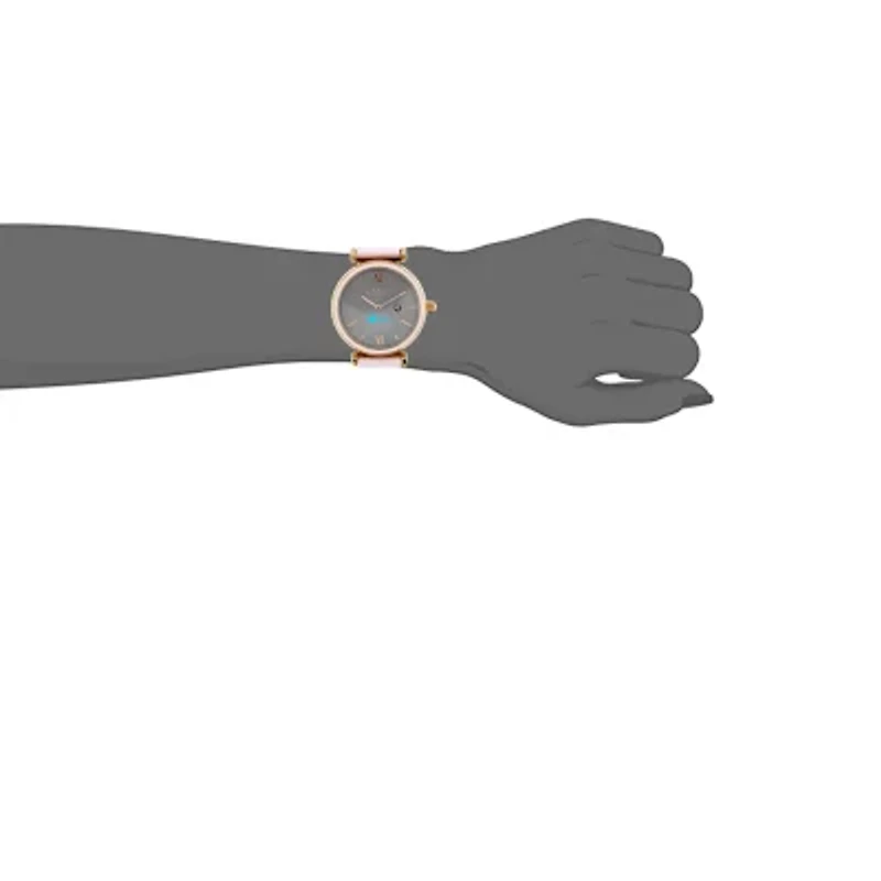 iTouch Connected for Women: Rose Gold Case with Blush Metal Strap Hybrid Smartwatch (38mm) 13941R-51-C12