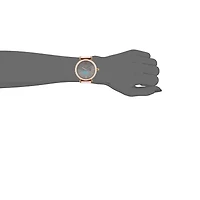 iTouch Connected for Women: Rose Gold Case with Blush Metal Strap Hybrid Smartwatch (38mm) 13941R-51-C12