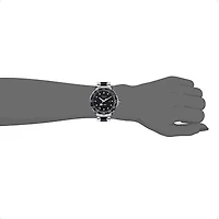 iTouch Connected for Men: Silver Case with Two Toned Metal Strap Hybrid Smartwatch (42mm) 50051S-51-G28