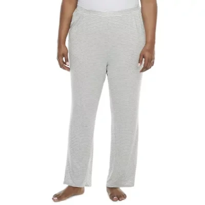 Ambrielle Womens Plus Pajama Pants