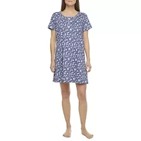 Adonna Womens Scoop Neck Short Sleeve Nightgown