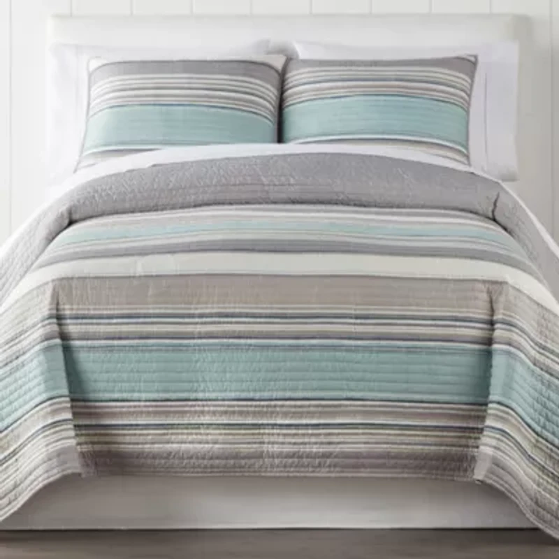 Home Expressions Reagan Stripe Quilt