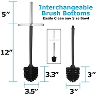 Blue Donuts Toilet Bowl Brush