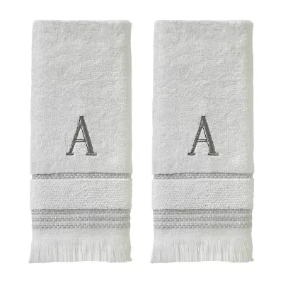 Saturday Knight Casual Monogram 2-pc. Hand Towel
