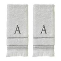 Saturday Knight Casual Monogram 2-pc. Hand Towel
