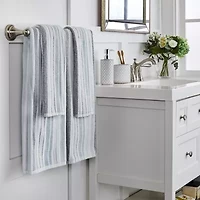 Saturday Knight Farmhouse Striped Bath Towel