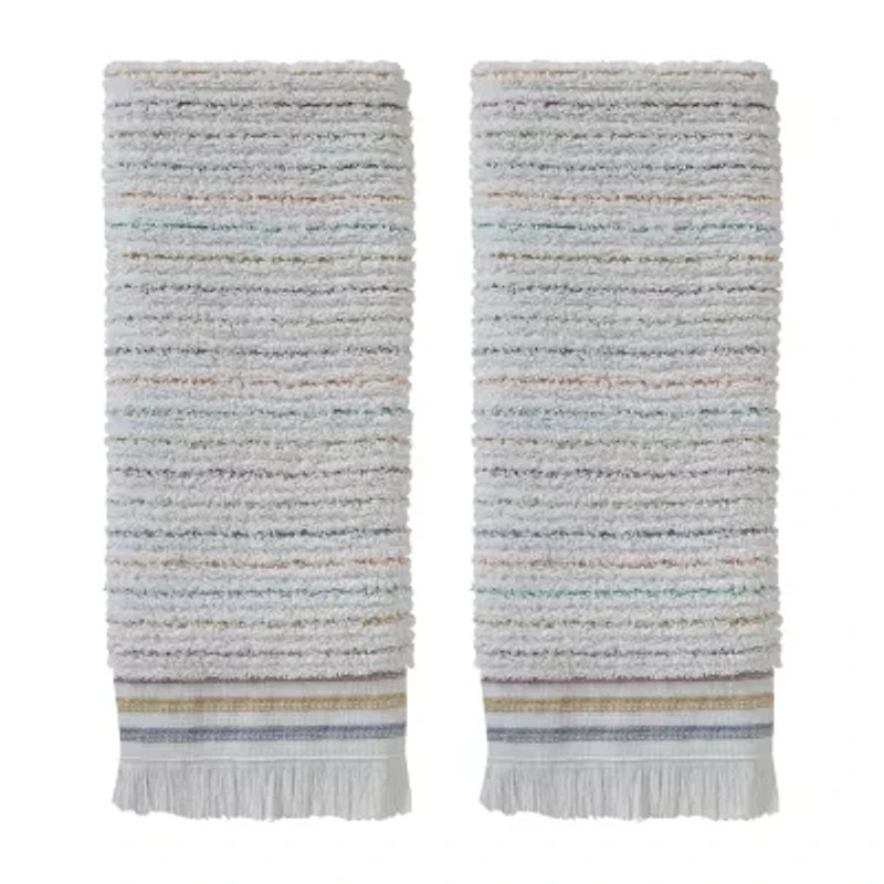 Saturday Knight Subtle Stripe 2-pc. Hand Towel