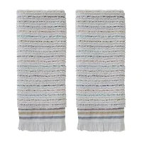 Saturday Knight Subtle Stripe 2-pc. Hand Towel