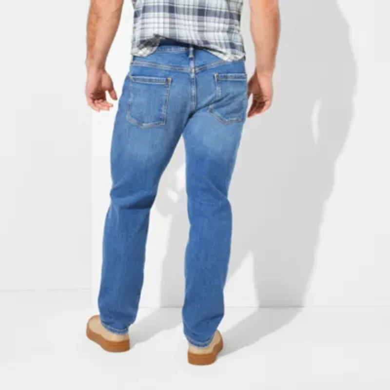 mutual weave Mens Straight Leg Relaxed Fit Jean