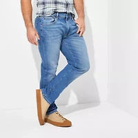 mutual weave Mens Straight Leg Relaxed Fit Jean