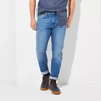 mutual weave Mens Stretch Fabric Tapered Leg Regular Fit Jean
