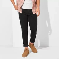 mutual weave Mens Stretch Fabric Tapered Leg Regular Fit Jean