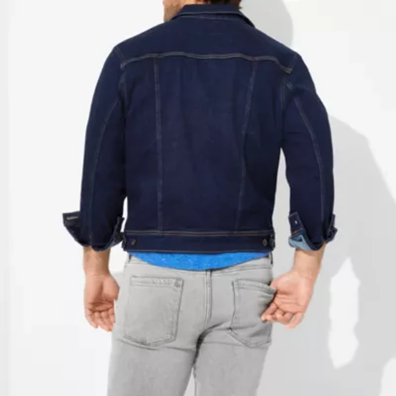 mutual weave Stretch Mens Denim Jacket