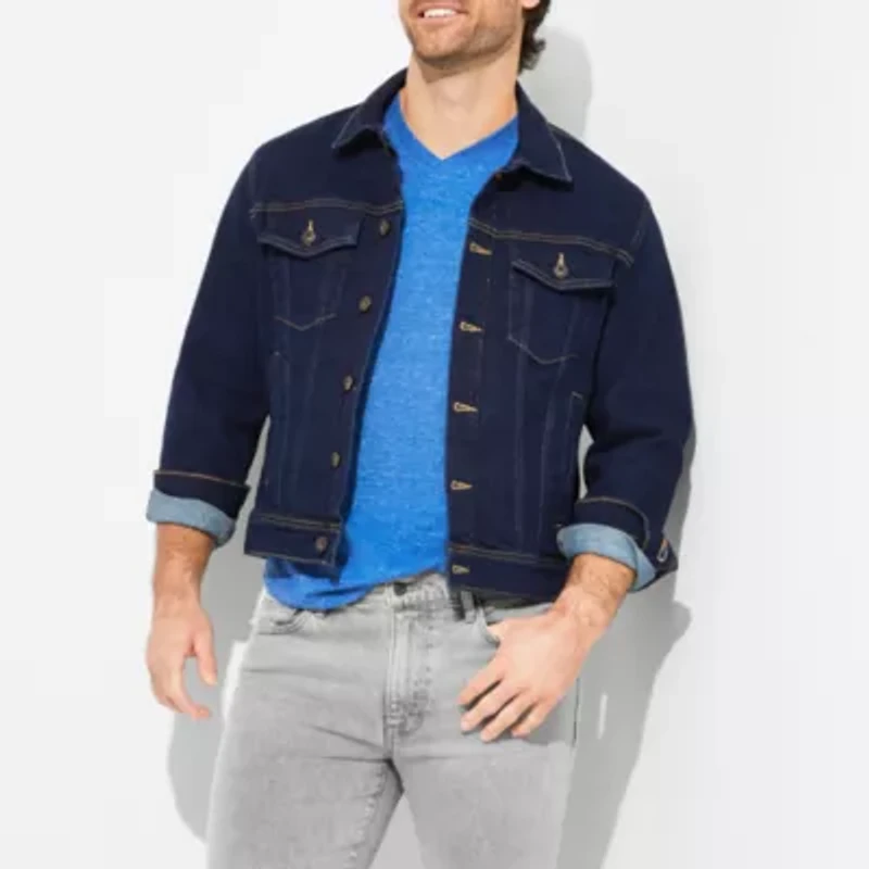 mutual weave Stretch Mens Denim Jacket