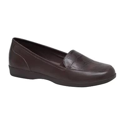 Easy Spirit Devitt Womens Round Loafers