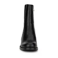 Torgeis Womens Regent Stacked Heel Booties