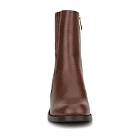 Torgeis Womens Regent Stacked Heel Booties