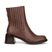 Torgeis Womens Regent Stacked Heel Booties