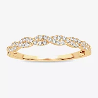 Signature By Modern Bride 1/5 CT.T.W. Natural Diamond 10K or 14K Gold Wedding Band