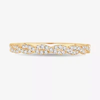 Signature By Modern Bride 1/5 CT.T.W. Natural Diamond 10K or 14K Gold Wedding Band