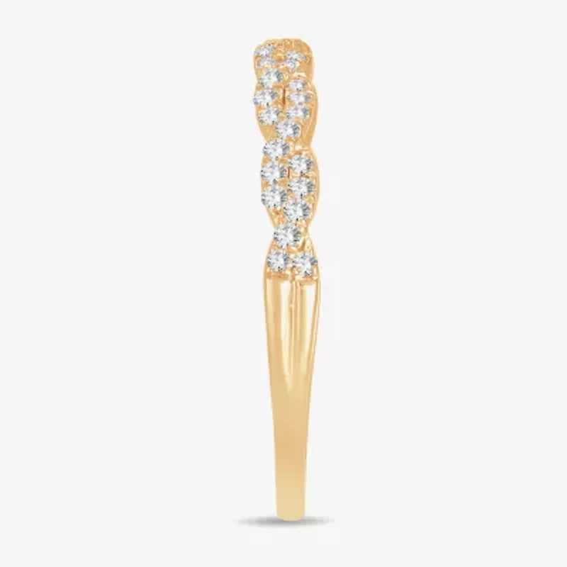 Signature By Modern Bride 1/5 CT.T.W. Natural Diamond 10K or 14K Gold Wedding Band