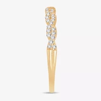 Signature By Modern Bride 1/5 CT.T.W. Natural Diamond 10K or 14K Gold Wedding Band