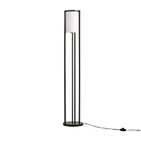 Martha Stewart Charlton Metal With Glass Shade Floor Lamp