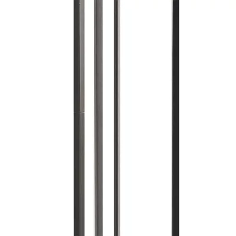 Martha Stewart Charlton Metal With Glass Shade Floor Lamp