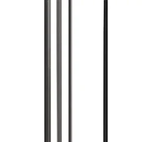 Martha Stewart Charlton Metal With Glass Shade Floor Lamp