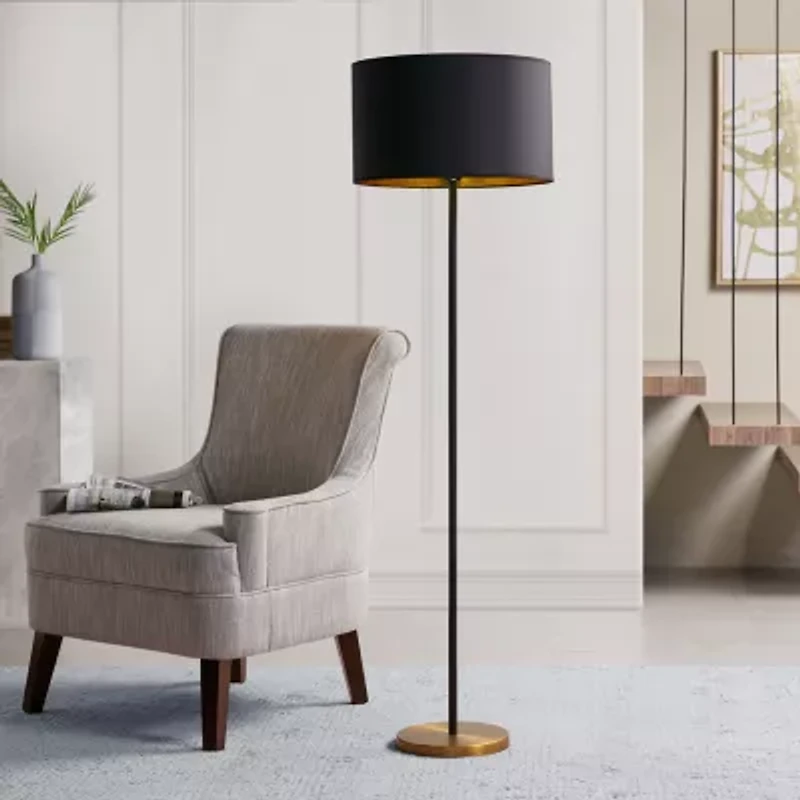 INK+IVY Hunts Metal Floor Lamp