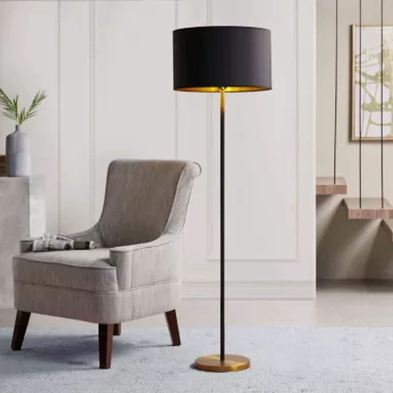 INK+IVY Hunts Metal Floor Lamp